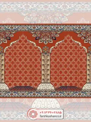 فرش سجاده ای مدل شمسه