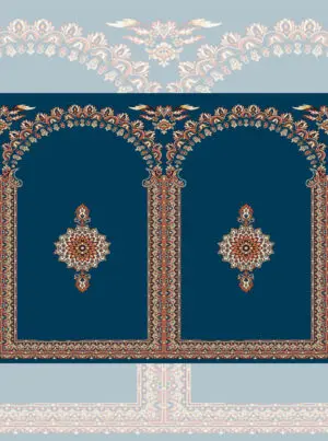 سجاد فرش محراب دار طرح محیا سجاد فرش محراب دار طرح محیا