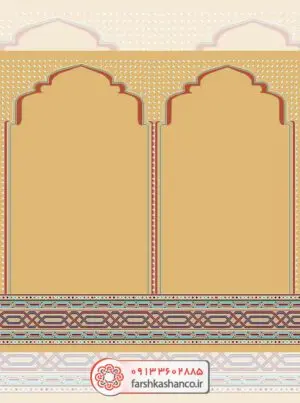 سجاده فرش محراب‌دار طرح ثنا