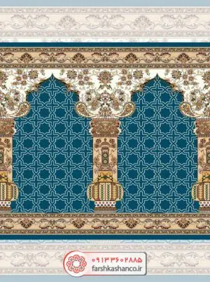 فرش سجاده‌ ای محرابی طرح نور