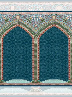 سجاده فرش محرابی مریم